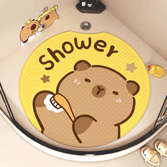 Capybara Non-Slip Shower Mat