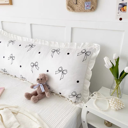 Trendy Chic Bow Bedside Pillow Cushion